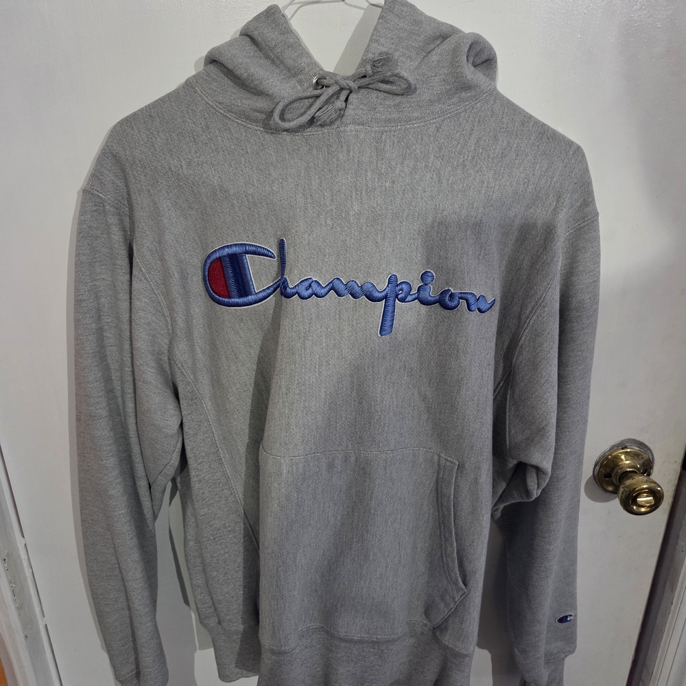 Champion Light Gray Men's Hoodie